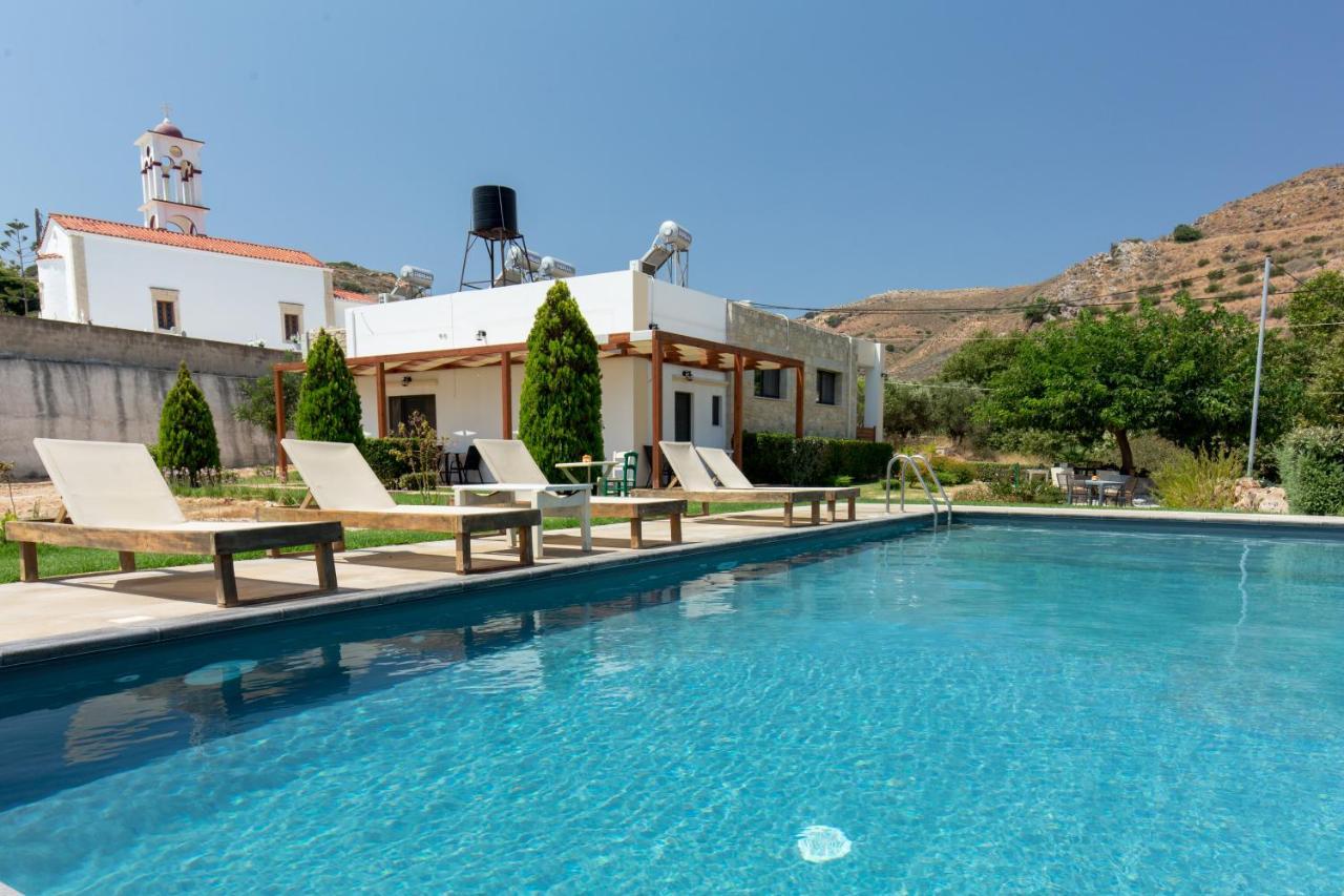 Agarathos Traditional Rooms With Pool Каливиани Экстерьер фото